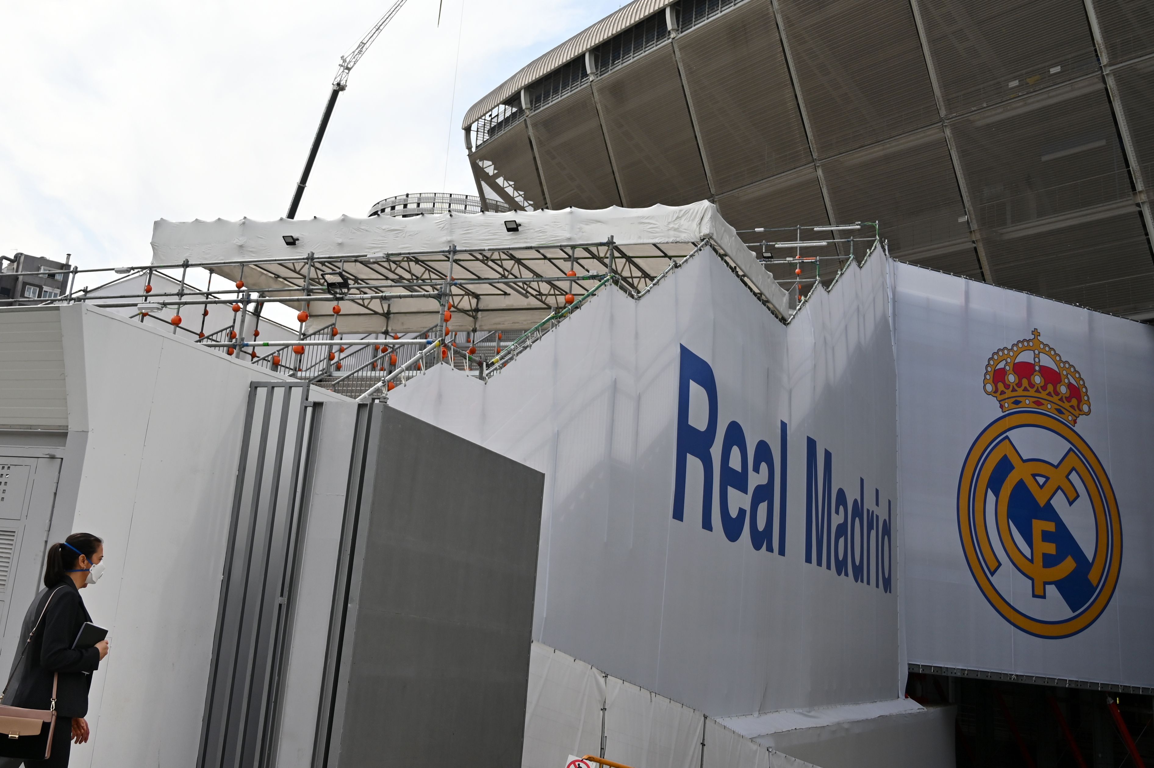 El Real Madrid entró en cuarentena ante el brote de coronavirus. (Foto Prensa Libre: AFP)