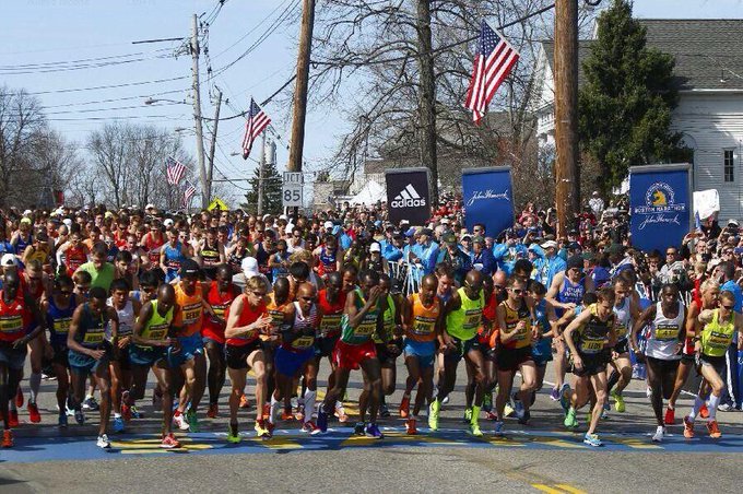 La maratón de Boston, hasta ahora, sigue en pie para celebrarse el 20 de abril. (Foto Prensa Libre: Hemeroteca PL)