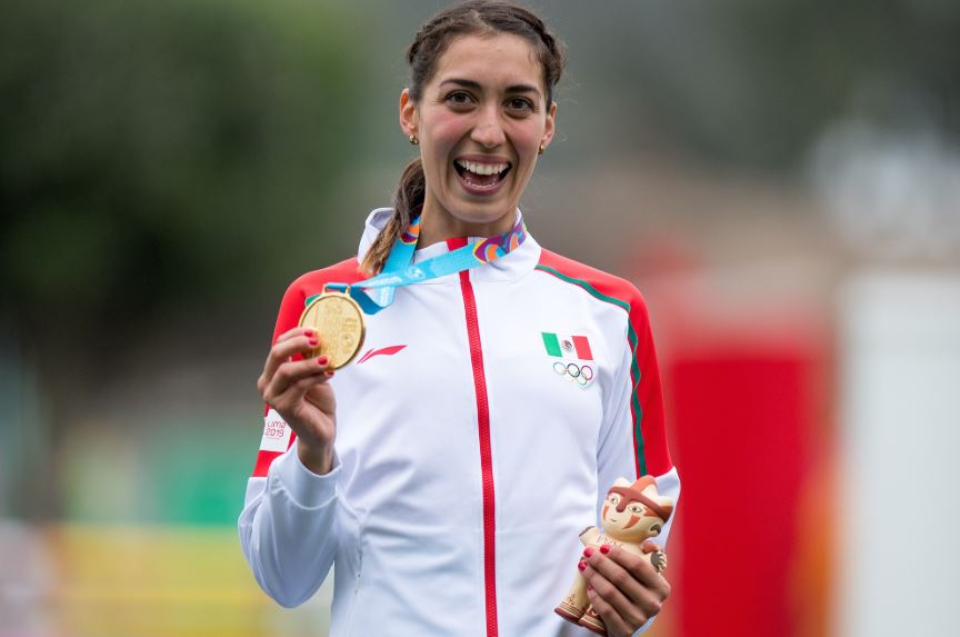 Mariana Arceo, atleta mexicana, dio positivo por coronavirus. (Foto Prensa Libre: Twitter)
