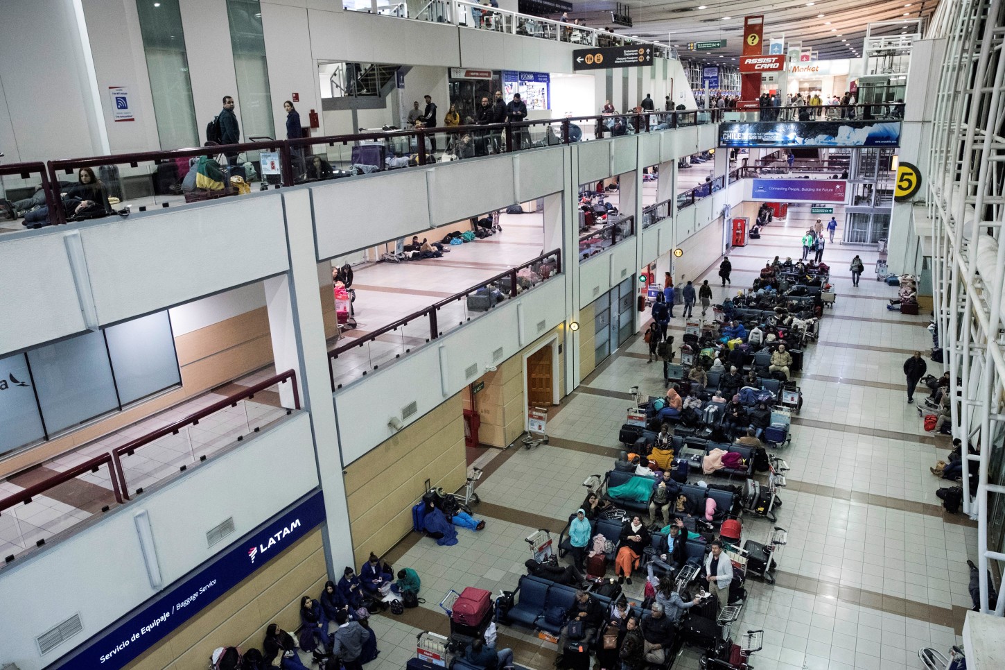 La seguridad en el aeropuerto internacional de Santiago es cuestionada. (Foto: AFP)