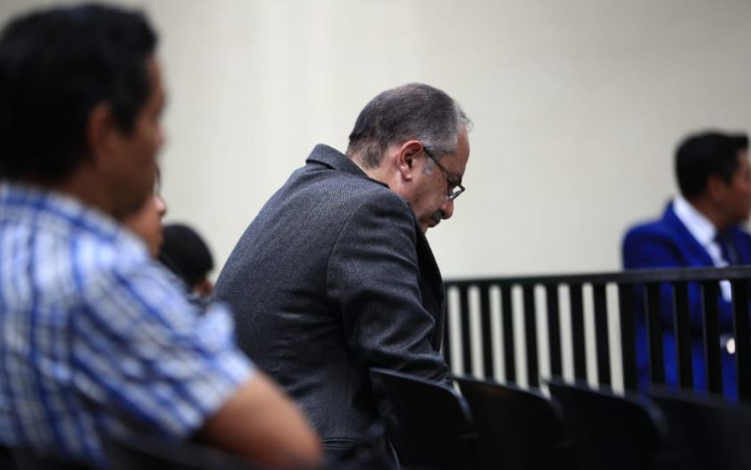 El Tribunal Octavo de Sentencia donde se llevó  a cabo la audiencia contra Pedro Muadi. (Foto Prensa Libre: Carlos Hernández).