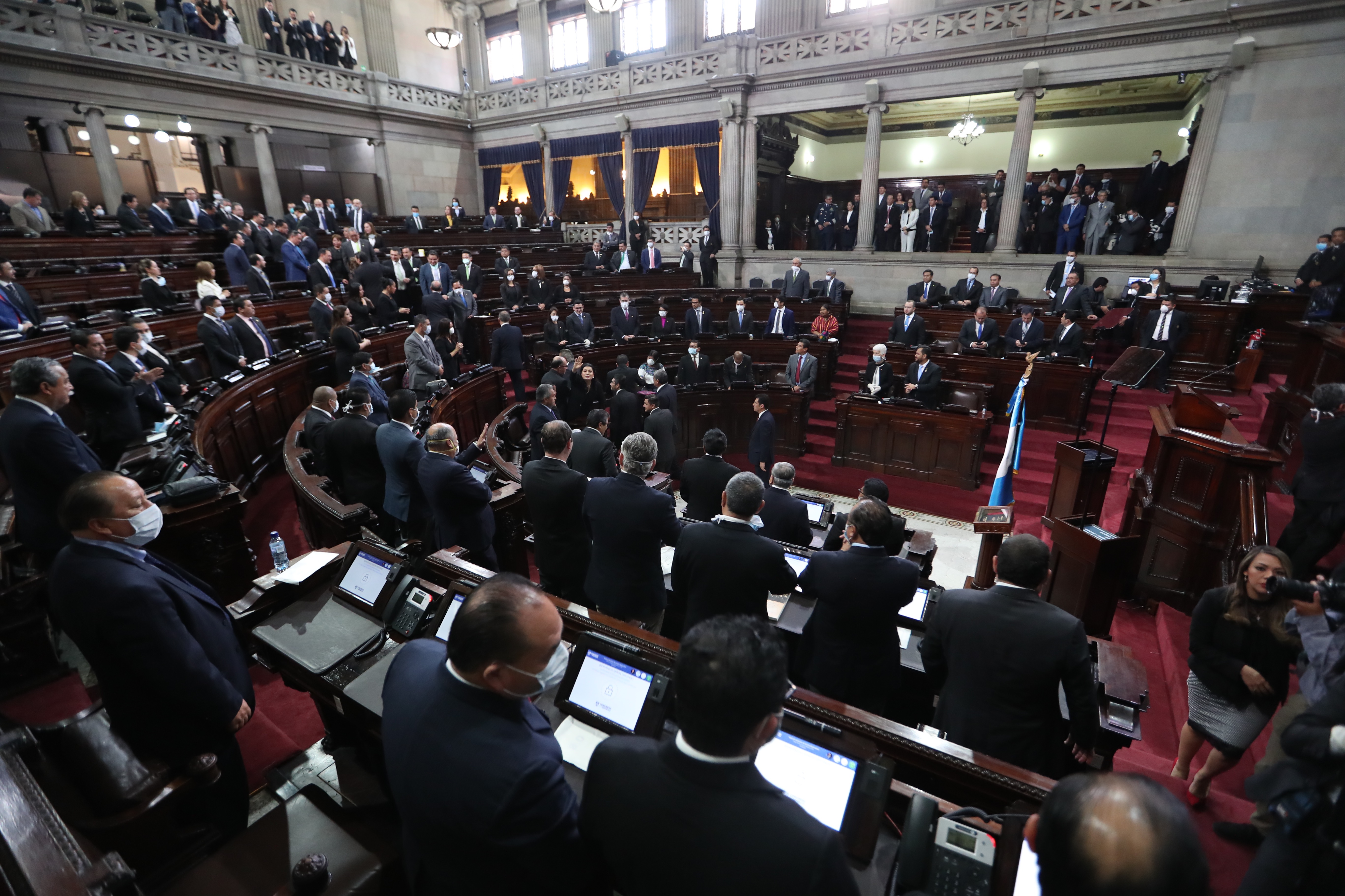 Alianza oficialista no cuenta con los votos par desaforar a los magistrados de la Corte de Constitucionalidad. (Foto Prensa Libre: Hemeroteca PL) 