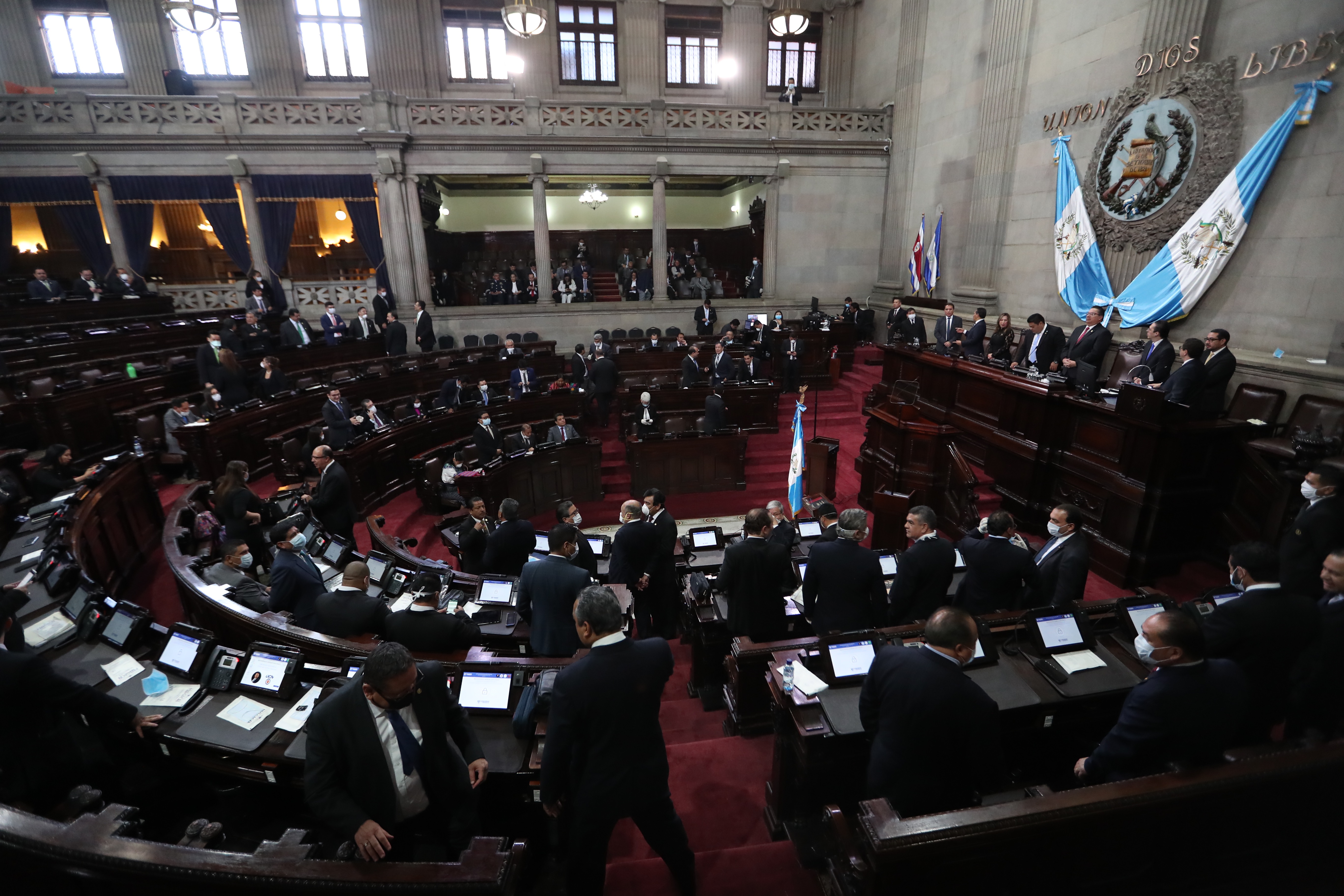Periodistas tuvieron restricción de ingreso al palco de prensa para dar cobertura a las sesiones legislativas. (Foto Prensa Libre: hemeroteca PL)