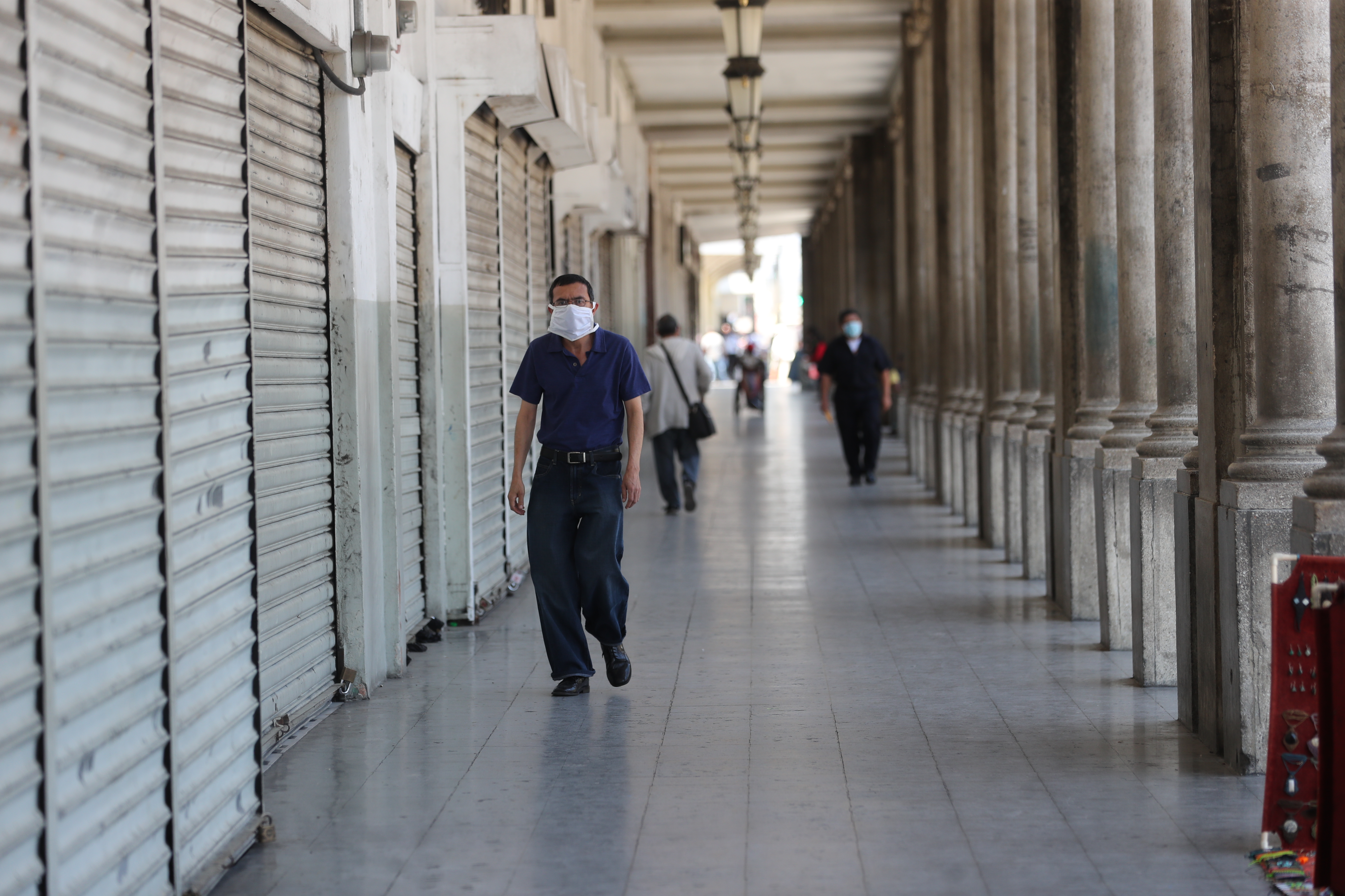 Representantes empresariales consideran positivo el anuncio de la reapertura económica gradual del país. (Foto Prensa Libre: Érick Ávila)