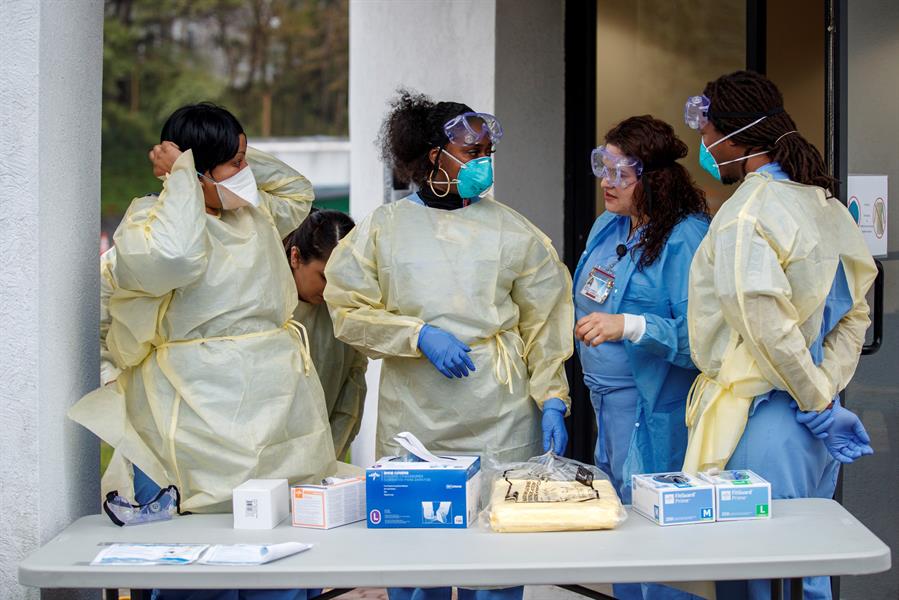 La ONU indica que millones de personas podrían morir por el nuevo coronavirus. (Foto Prensa Libre: EFE)