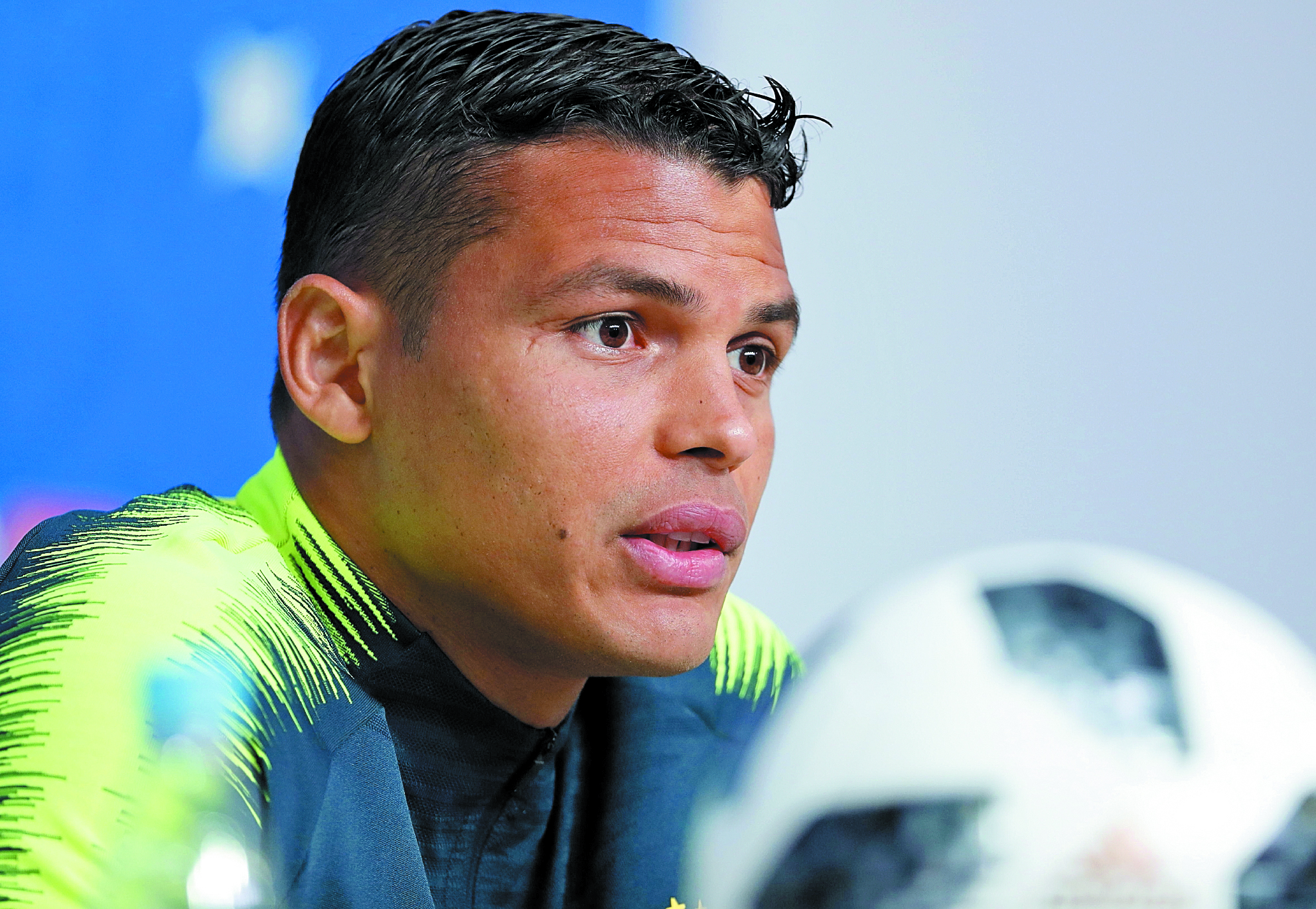 Thiago Silva está en Brasil junto a su familia. (Foto Prensa Libre: EFE)