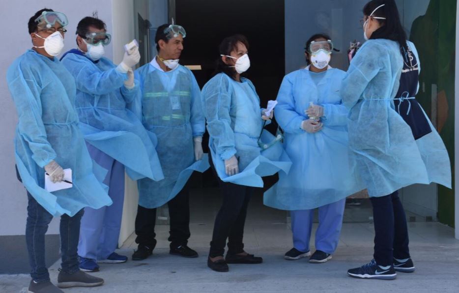 El gobierno implementa medidas para enfrentar el coronavirus. (Foto Prensa Libre: Ministerio de Salud).