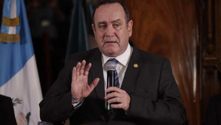 Alejandro Giammattei, presidente de Guatemala. (Foto Prensa Libre: Noé Medina)