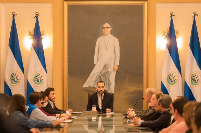 El presidente de El Salvador, Nayib Bukele. (Foto Prensa Libre: @PresidenciaSV).