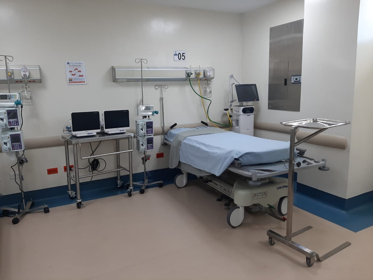 Guatemala ha habilitado un hospital para atender los eventuales casos de coronavirus. (Foto Prensa Libre: Andrea Domínguez)