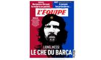 Esta es la portada de L'Equipe para el martes 31 de marzo. (Foto Prensa Libre: Twitter)