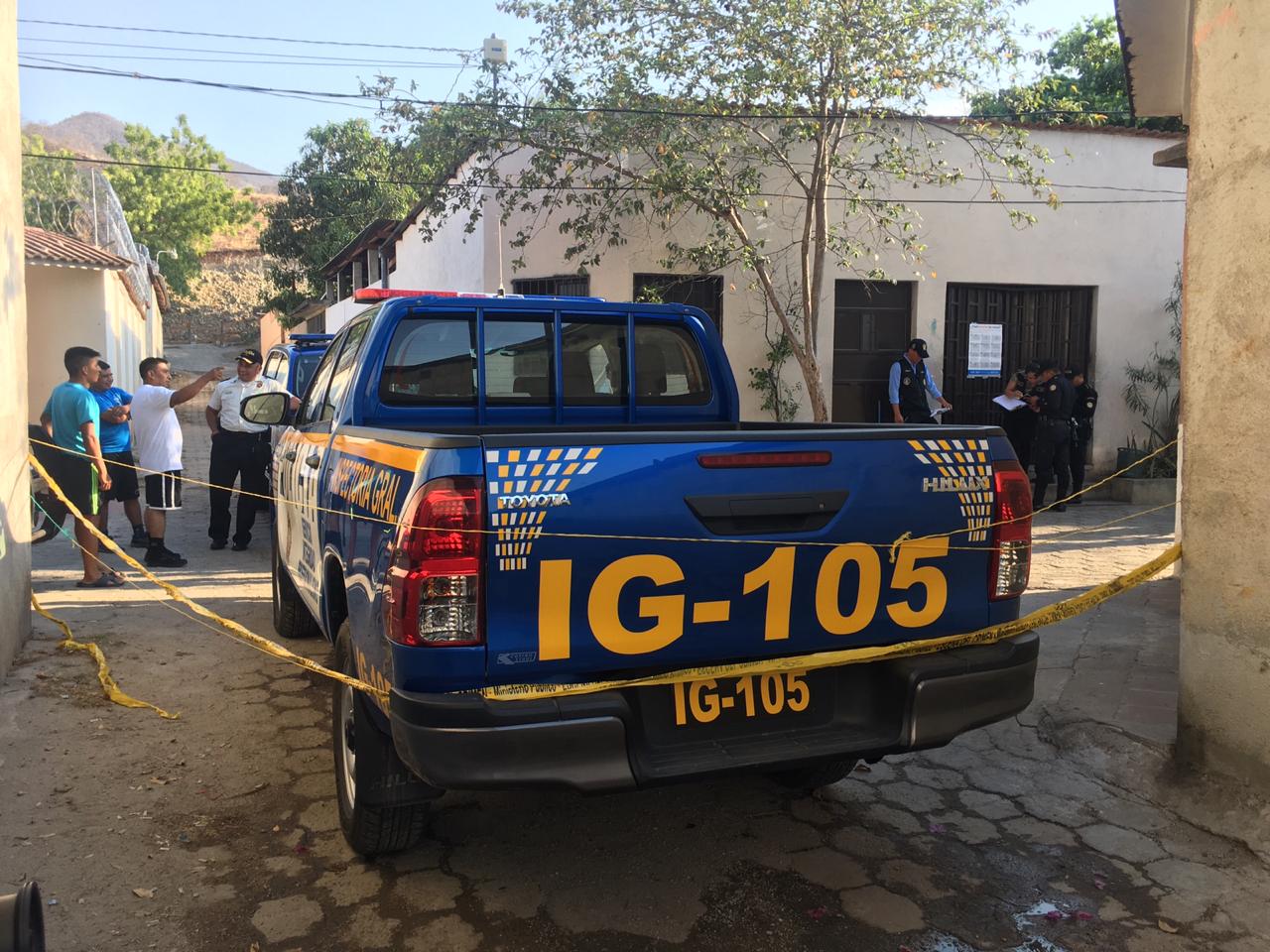 PNC resguarda lugar del ataque en Zacapa
