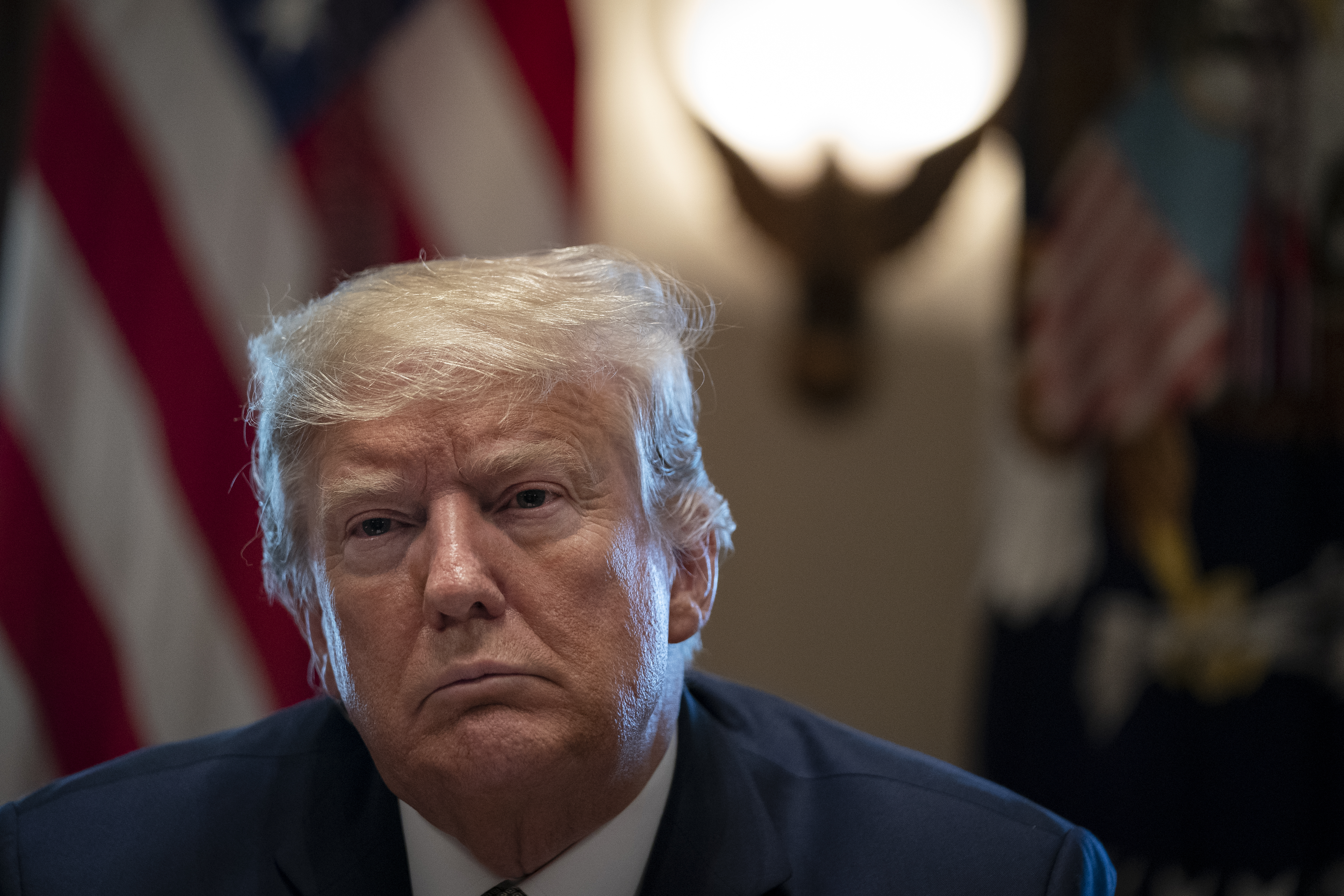 Trump abre los ojos a la realidad del coronavirus. (Foto Prensa Libre: AFP)