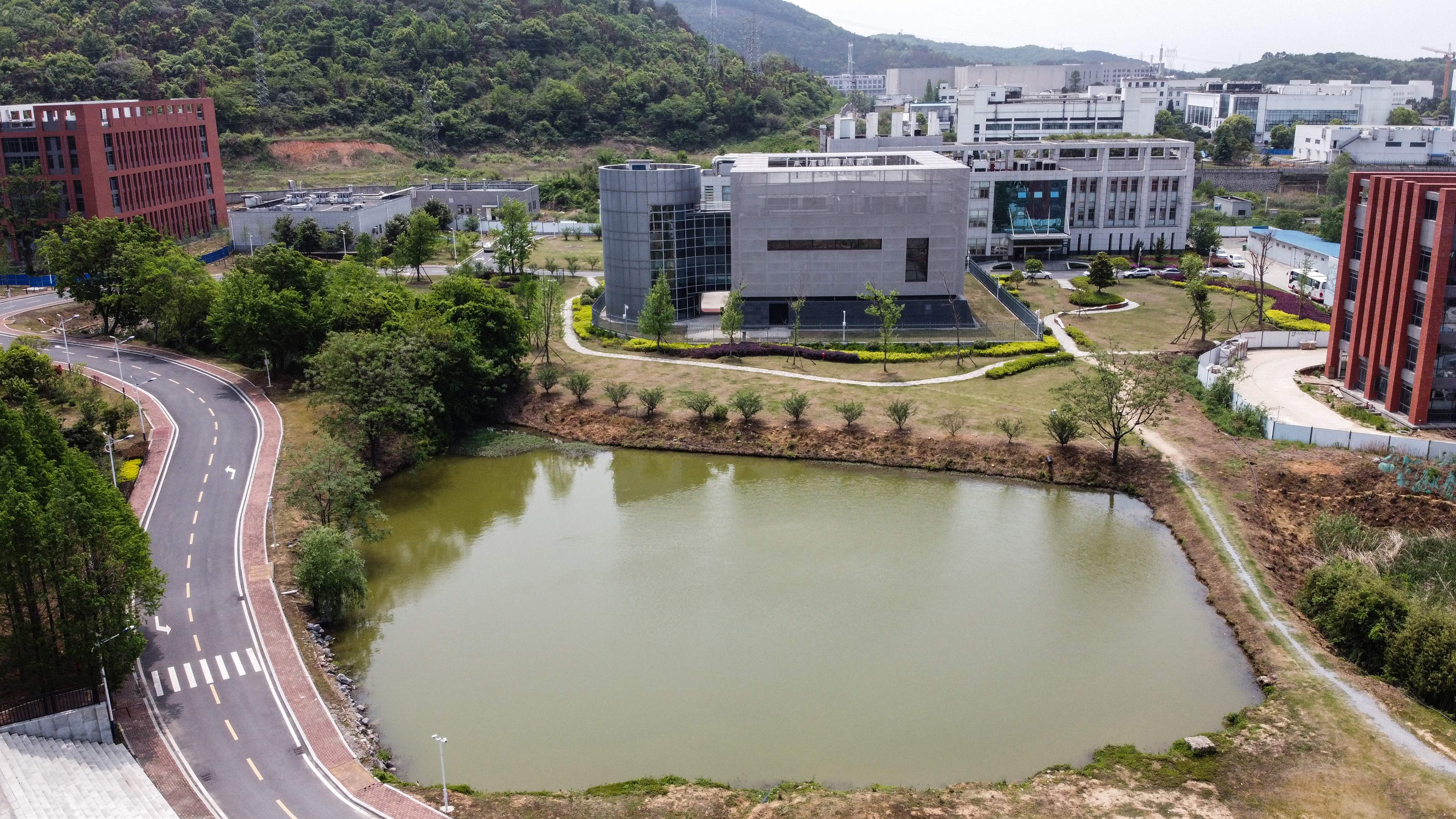 Vista del laboratorio P4 del Instituto de Virología en Wuhan, China. (Foto Prensa Libre: AFP)