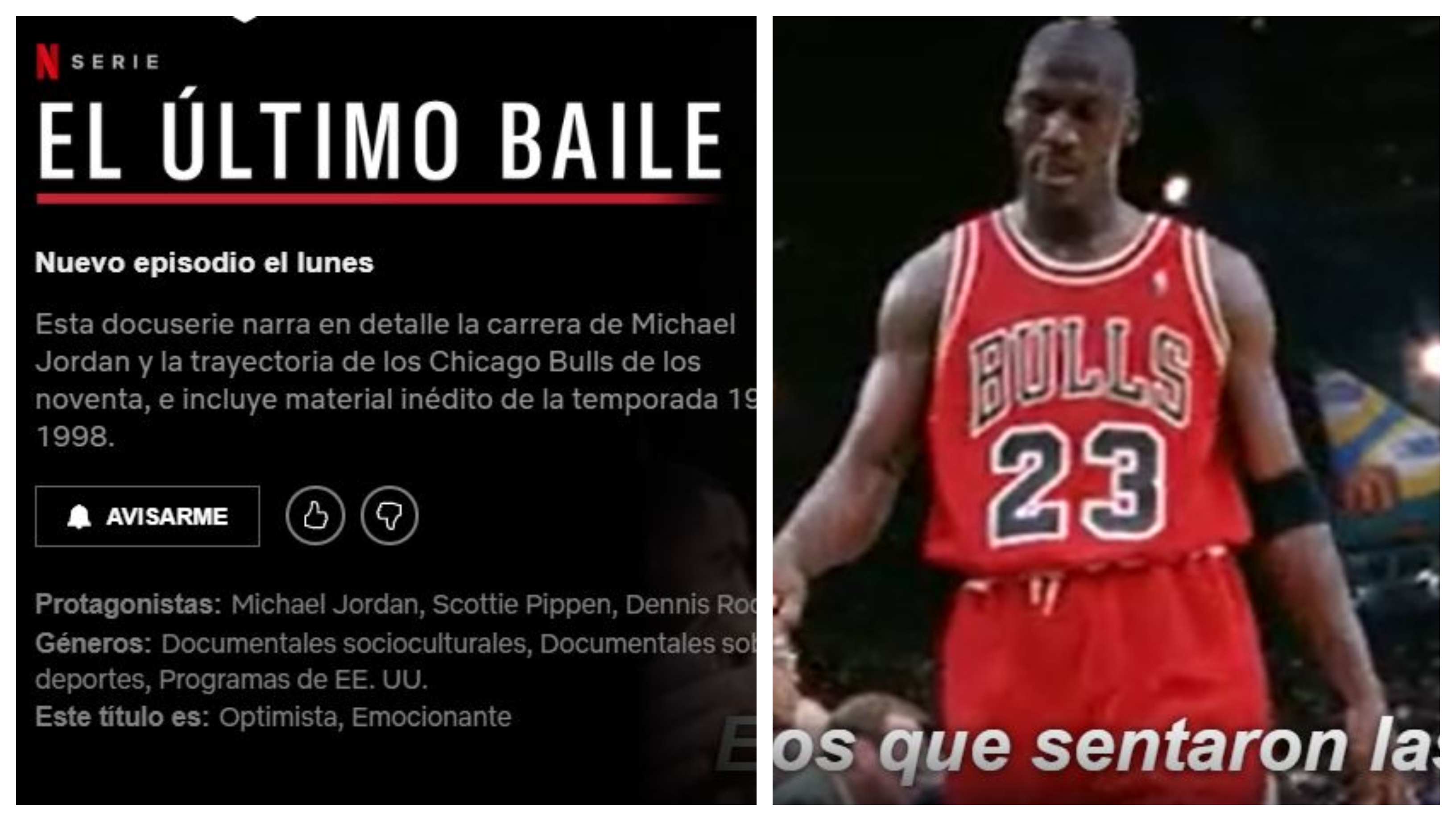 La serie sobre Michael Jordan y los Chicago Bulls estará disponible en Netflix. (Foto Prensa Libre: Netflix)