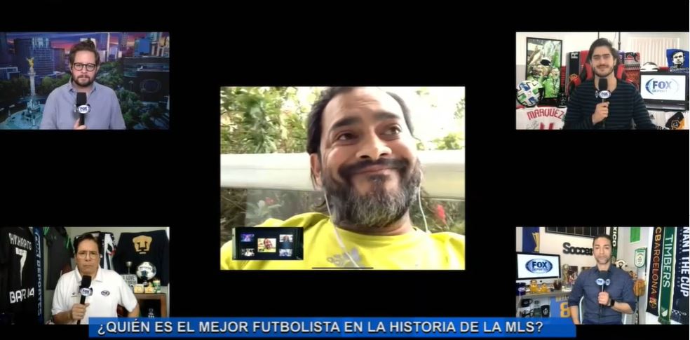 Carlos ¿el Pescado' Ruiz fue entrevistado en Fox Deportes y habló sobre la MLS. (Foto Prensa Libre: Facebook Fox Deportes)