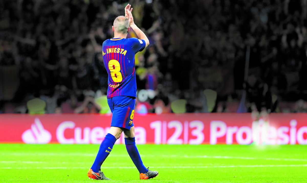 Iniesta se pone nostálgico y rememora su último gol y su última final con el Barcelona
