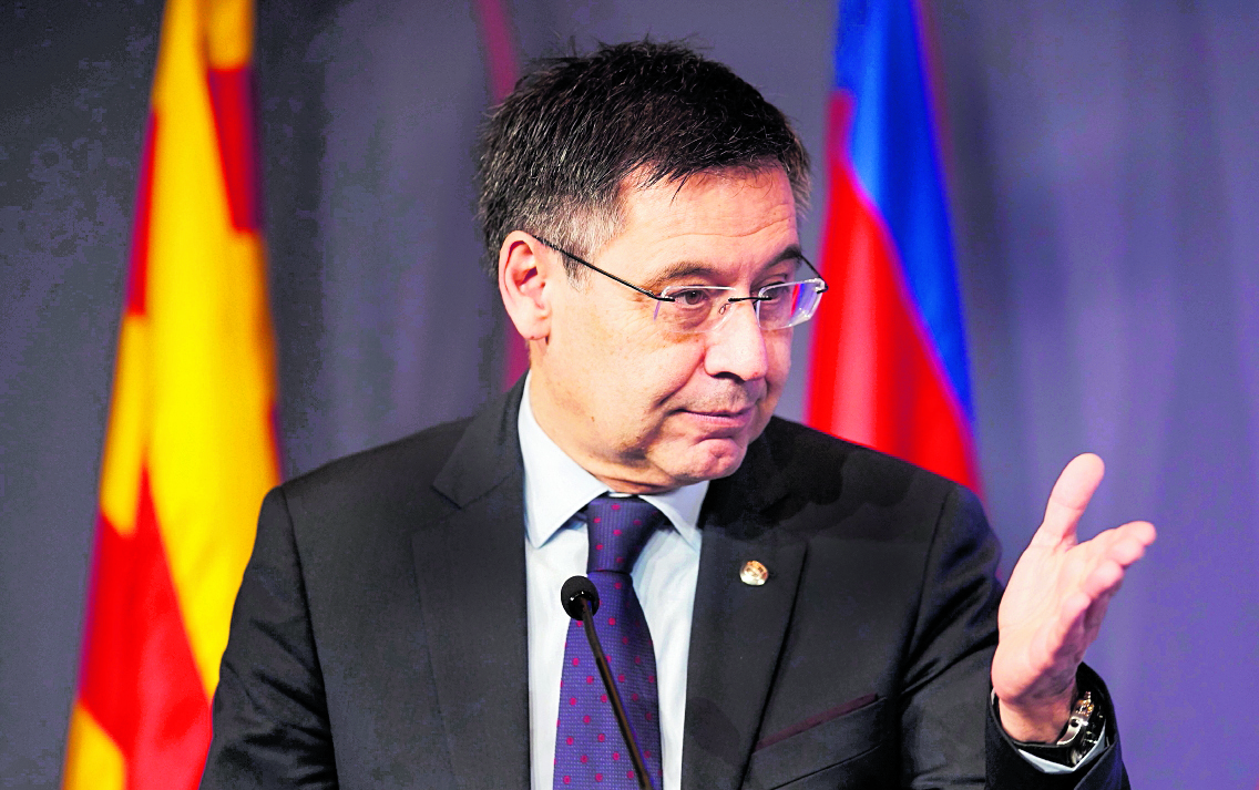 Josep Maria Bartomeu, presidente del FC Barcelona. (Foto Prensa Libre: EFE)