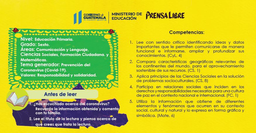 El contenido de la serie #AprendoEnCasa está elaborado por especialistas del Mineduc. Foto Prensa Libre Mineduc