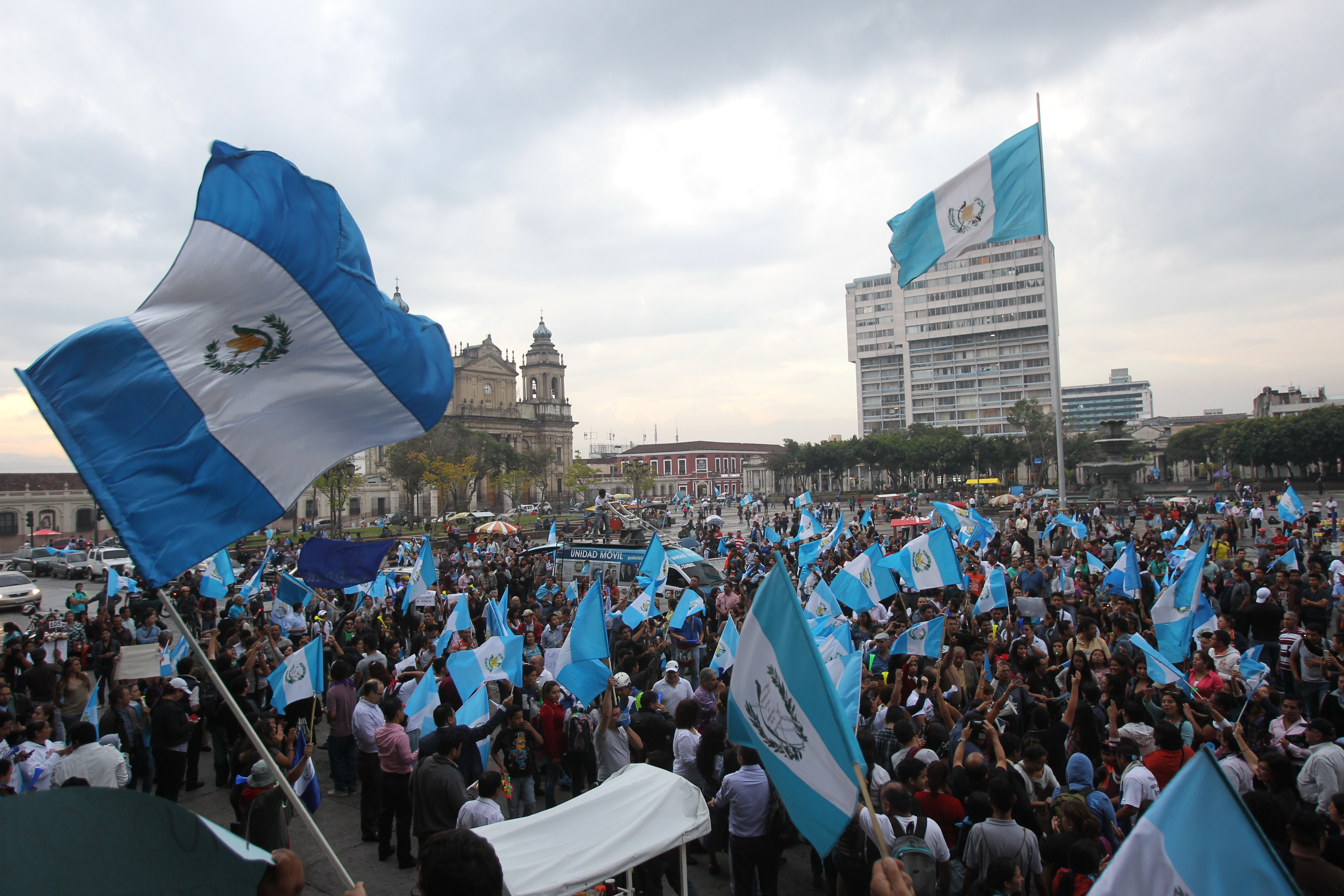 La ciudadanía se ha convocado para una protesta masiva para el sábado 21 de noviembre. (Foto Prensa Libre: Hemeroteca PL)