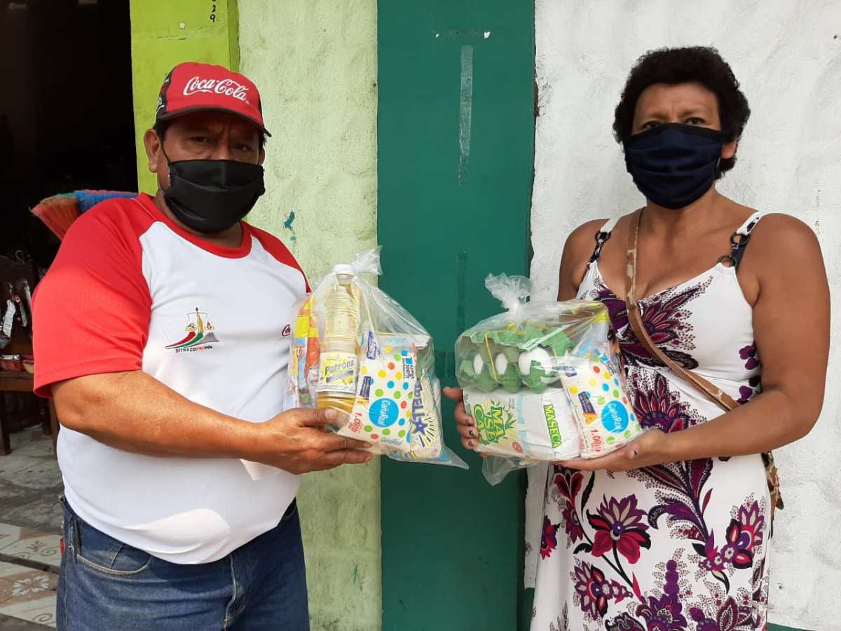 Coranovirus: Doña Mary lleva esperanza a familias que no tienen alimentos