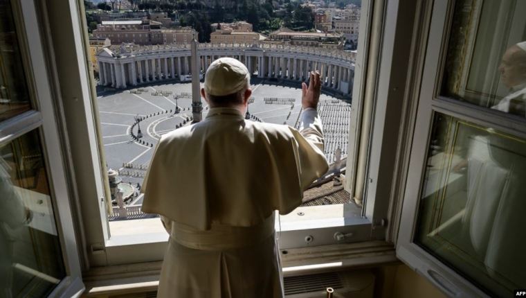 El Papa Francisco recordó a los damnificados por las tormentas Eta e Iota en Centroamérica y el Caribe. (Foto Prensa Libre: Vatican News)