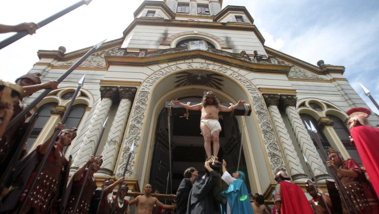 Imagen de la crucifixión de Jesús