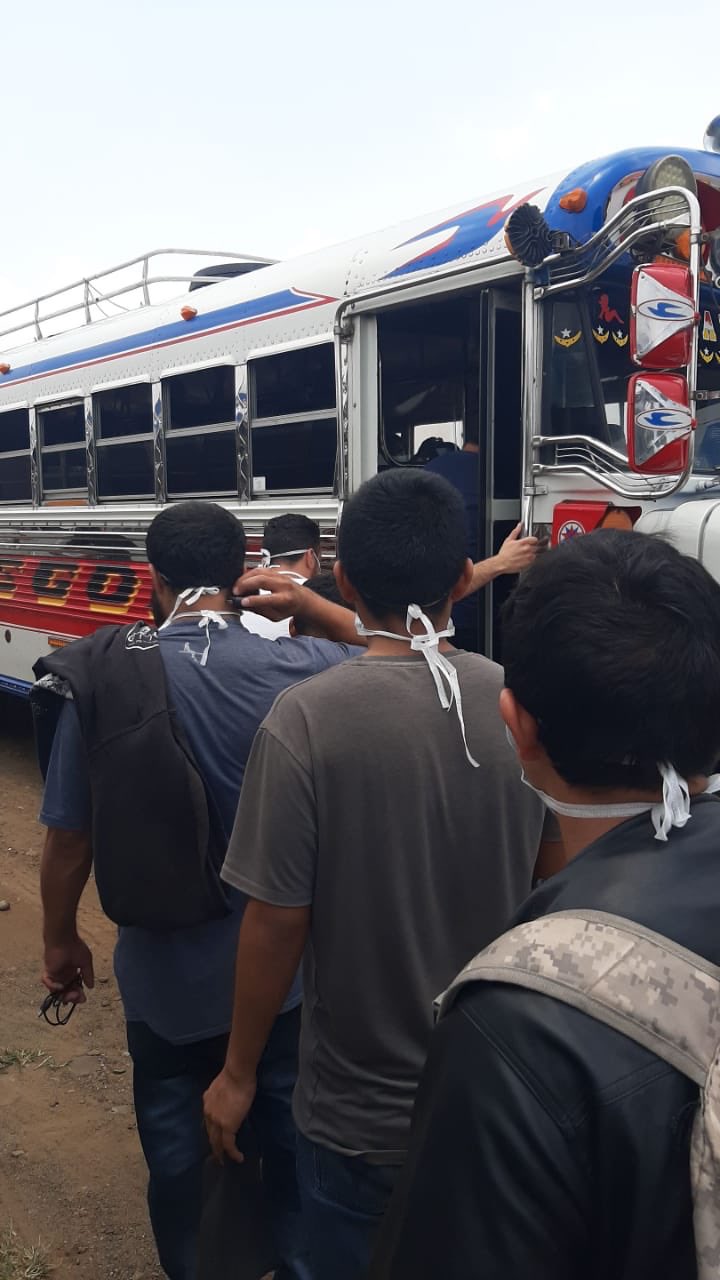 Conamigua gestionó transporte para deportados que arribaron durante la pandemia. Foto: Hemeroteca