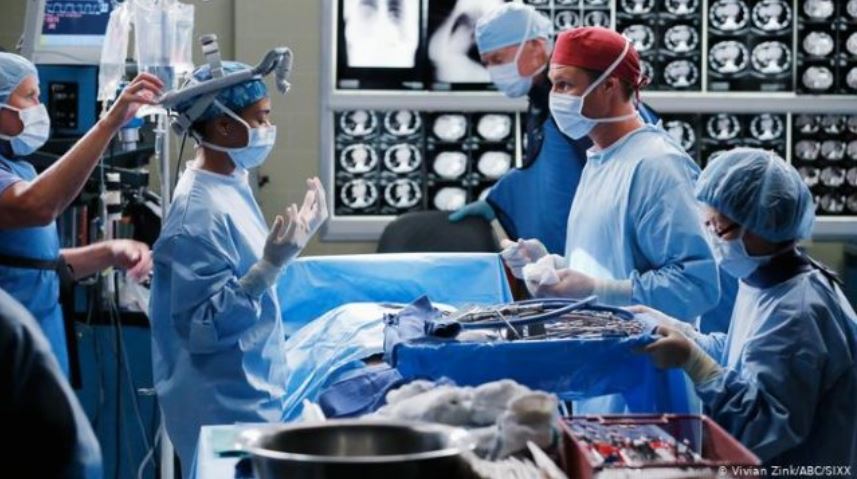 Una escena de la serie estadounidense "Grey's Anatomy”.