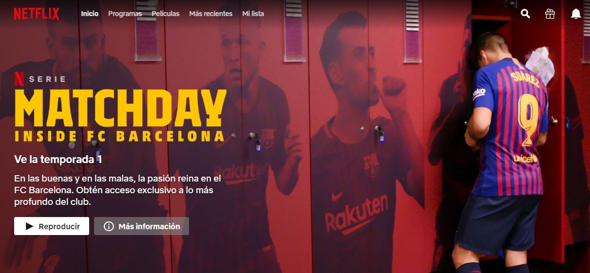 La serie 'Matchday' del FC Barcelona ya está disponible para Guatemala en Netflix. (Foto Prensa Libre)