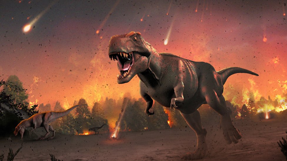 Los dinosaurios estuvieron entre los seres vivos que se extinguieron hace 66 millones de años. MARK GARLICK/SCIENCE PHOTO LIBRARY