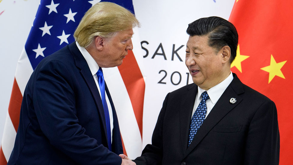 Trump mantiene una agresiva estrategia sobre China previo a las elecciones. (Foto Prensa Libre: BBC). 