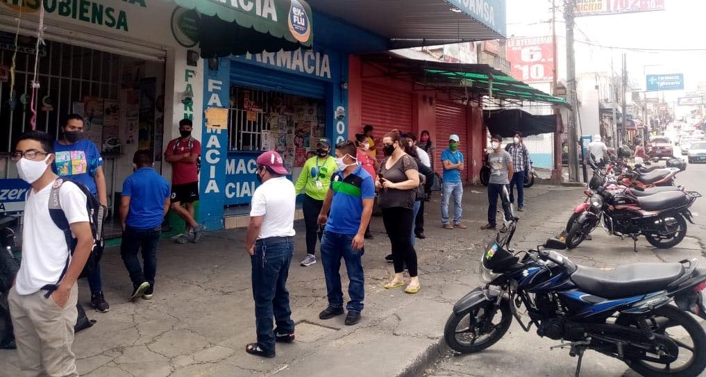 La comuna de Mixco será más estricta para no permitir aglomeraciones en la zona 1 de Mixco. (Foto Prensa Libre: Cortesía) 