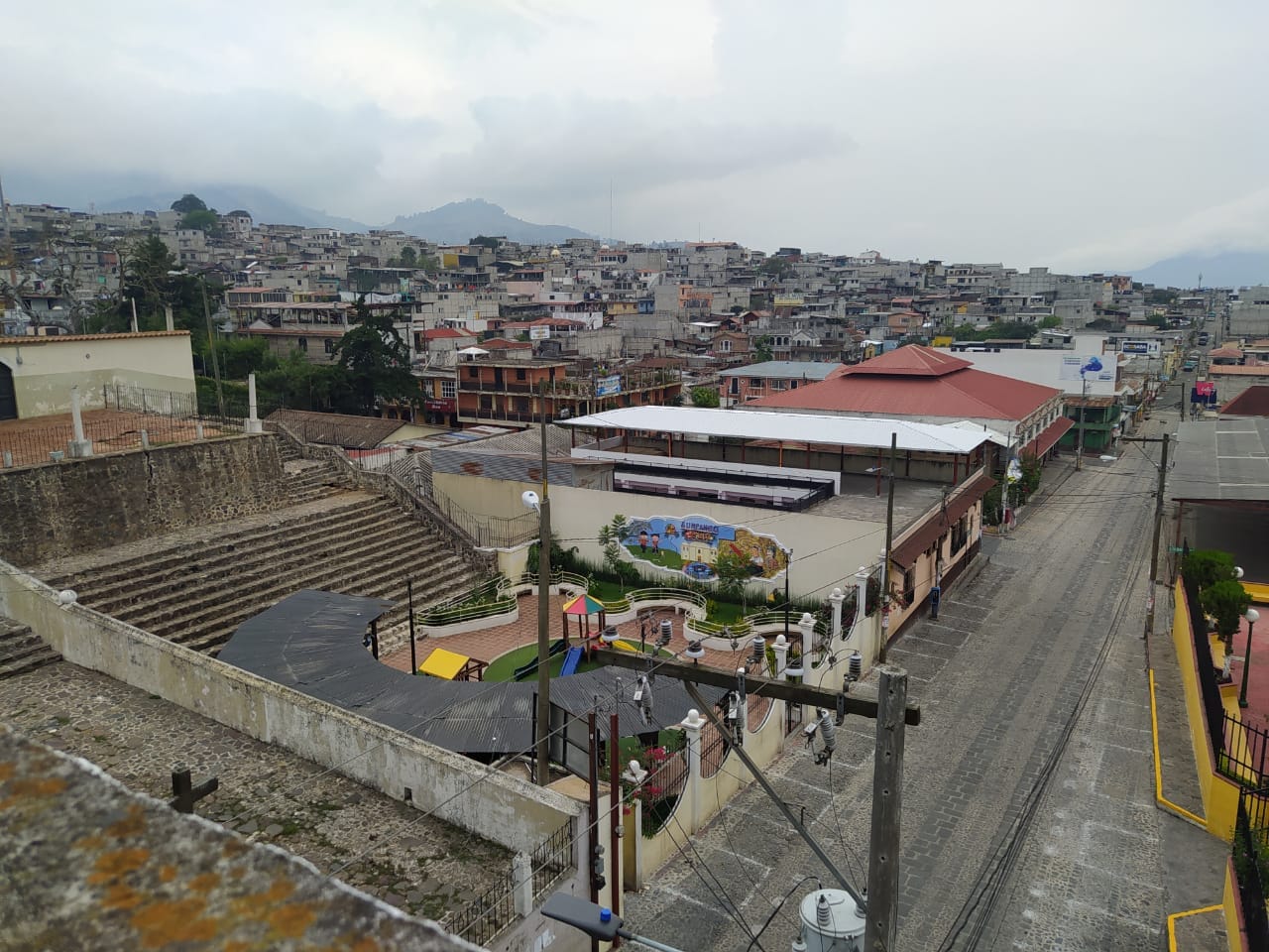 Casco urbano de Sumpango, Sacatepéquez. (Foto Prensa Libre: Municipalidad de Sumpango).