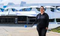 La arquitecta y nueva directora del CCMAA, Lorena Recinos. (Foto Prensa Libre: Juan Diego González)
