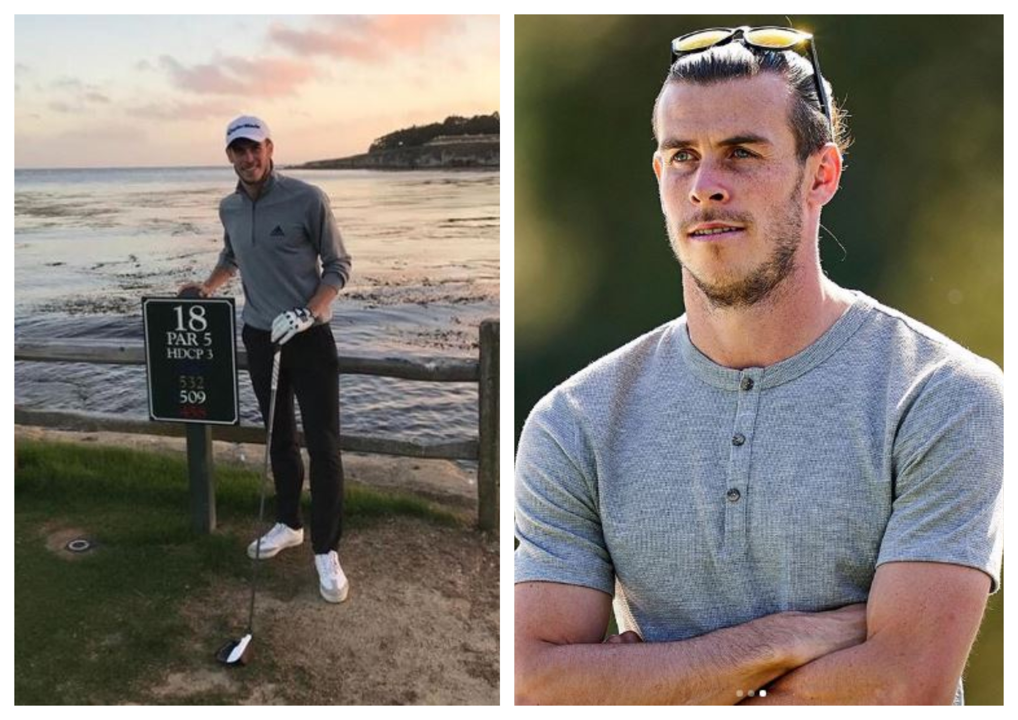 Gareth Bale siempre ha mostrado su pasión por el golf. (Foto Prensa Libre: Instagram @garethbale11)