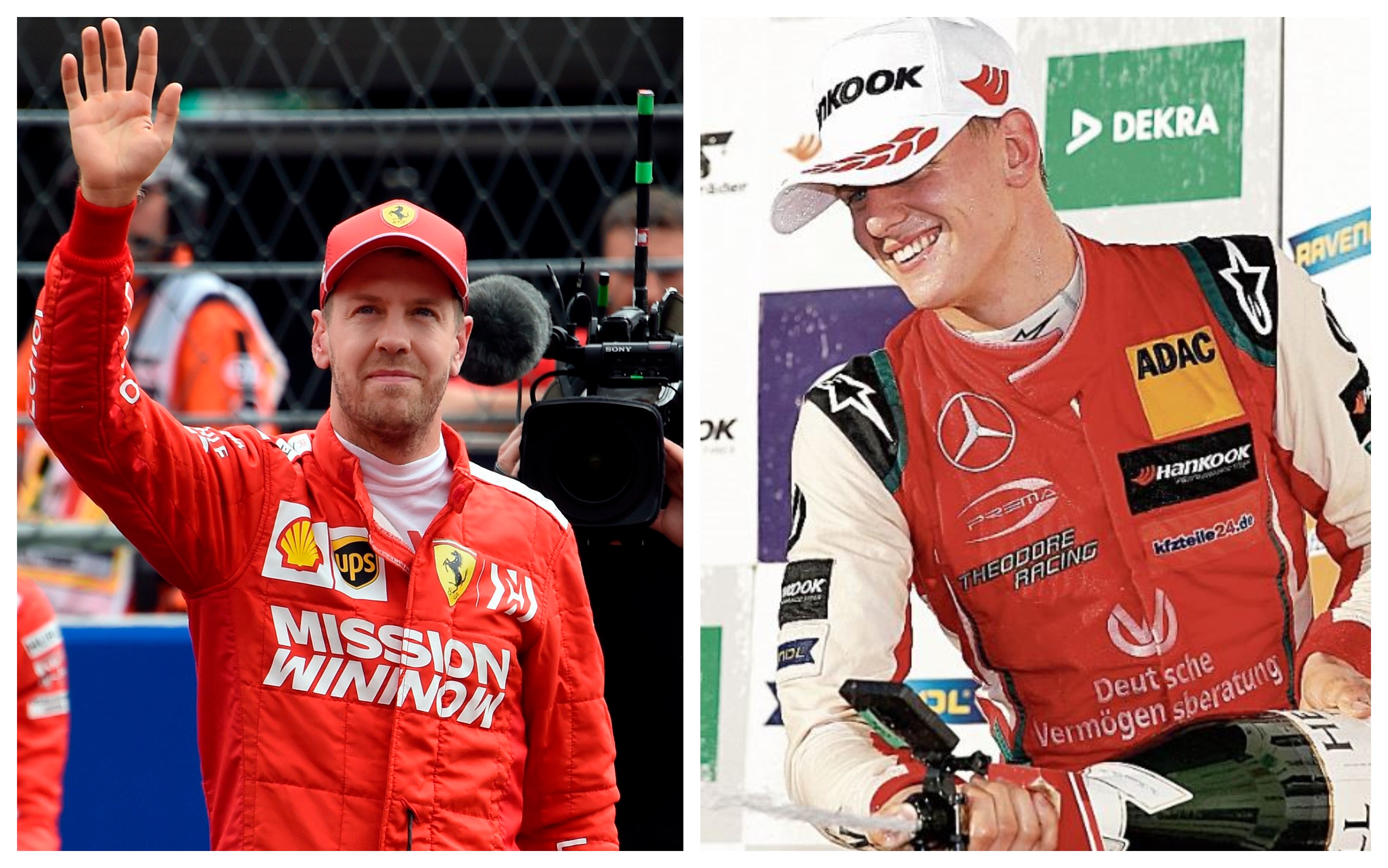 Vettel no continuará en Ferrari y Mick Schumacher suena como posible reemplazo. (Foto Prensa Libre: AFP y Hemeroteca PL)