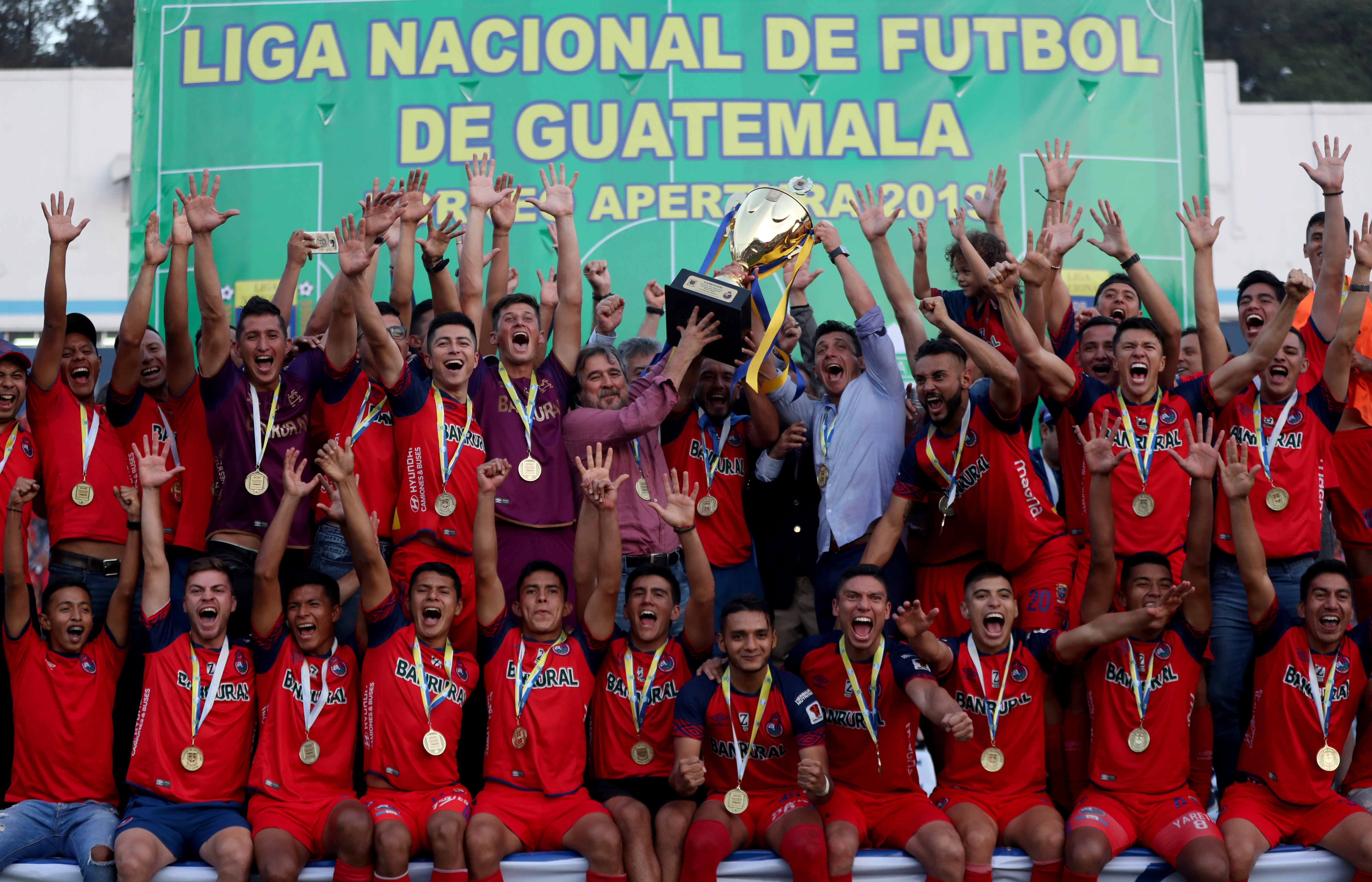 Los rojos son lo últimos campeones en torneo cortos. (Foto Prensa Libre: Hemeroteca PL)