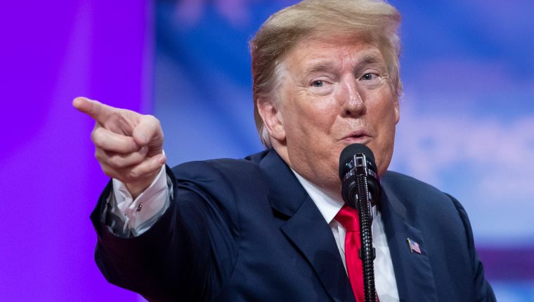 Donald Trump, presidente de EE. UU. (Foto Prensa Libre: EFE)