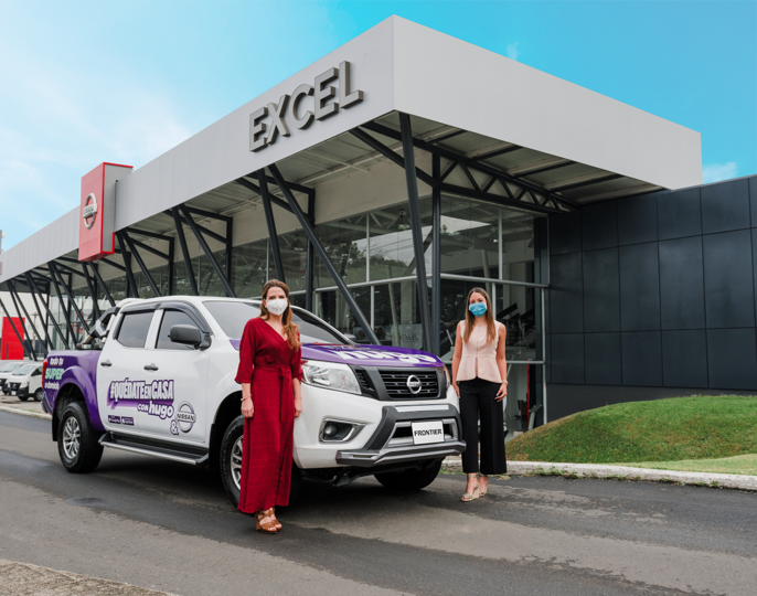 El apoyo que Excel le da a Hugo App es para evitar que los guatemaltecos salgan de sus casas a realizar sus compras. (Foto Prensa Libre: cortesía Excel Automotriz)