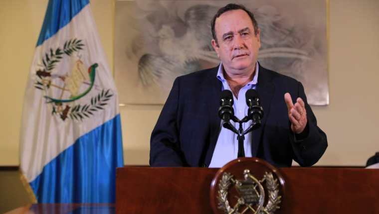 Presidente de Guatemala, Alejandro Giammattei. (Foto Prensa Libre: Hemeroteca) 