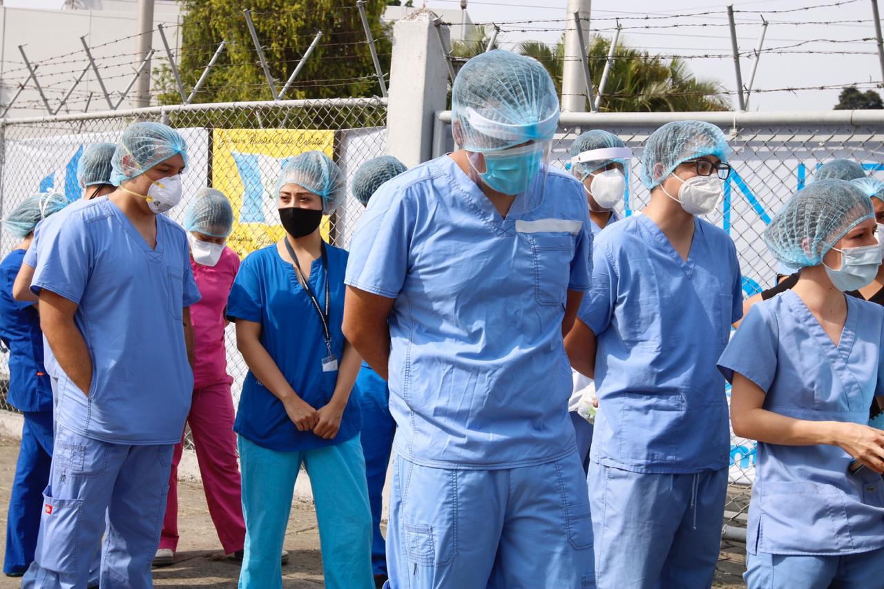 Médicos han denunciado la falta de equipo para atender el covid-19. (Foto Prensa Libre: Fernando Cabrera)