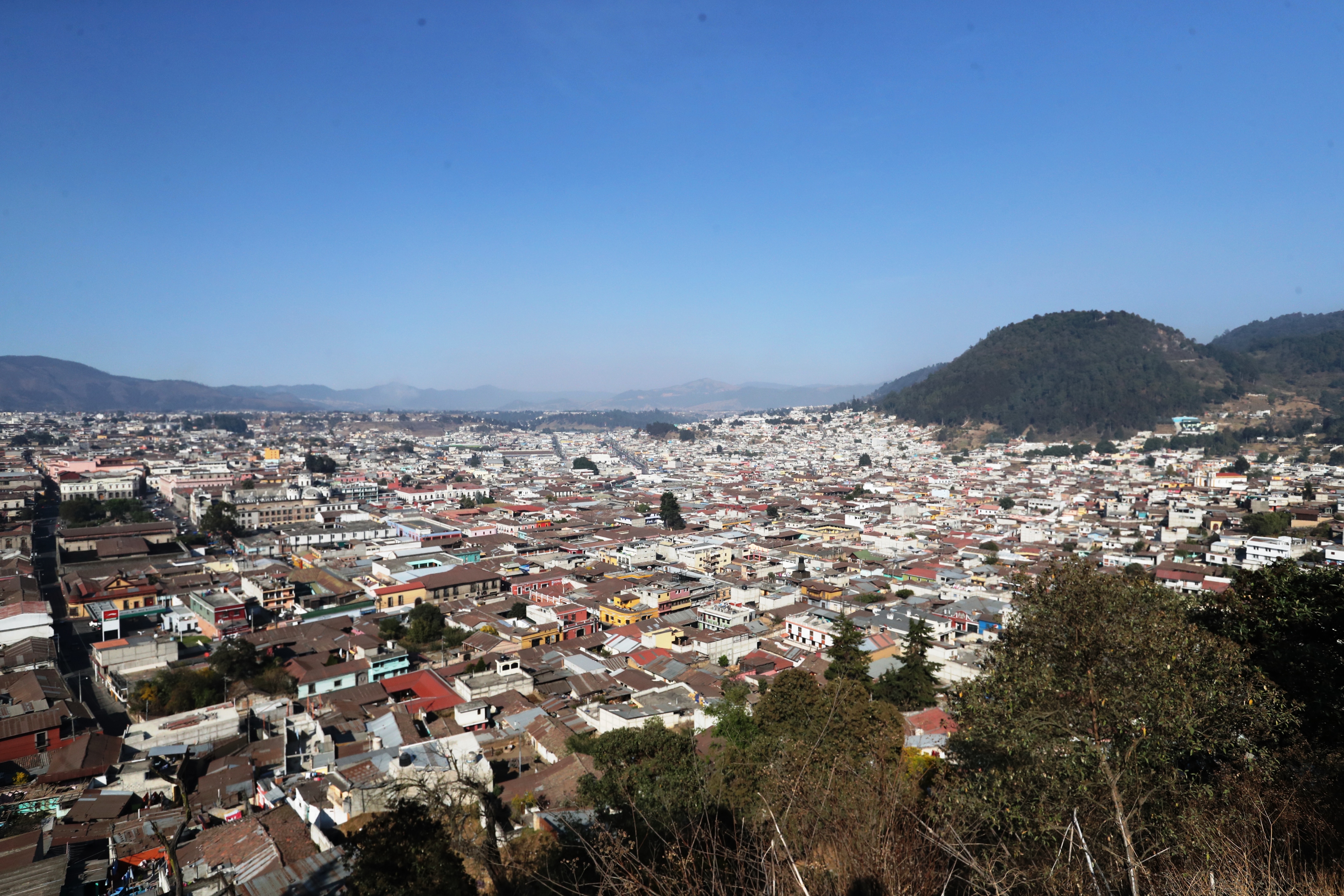 Este es el crecimiento que ha tenido la ciudad de Xelajú. (Foto Prensa Libre: Mynor Toc) 