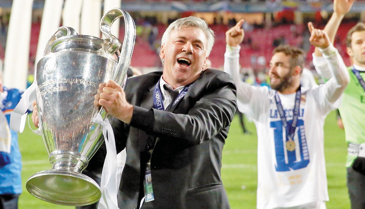 Carlo Ancelotti conquistó la Décima con el Real Madrid. (Foto Prensa Libre: Hemeroteca PL)