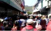 Tensión en Ixtahuacán, Huehuetenango, en medio de toque de queda por el coronavirus. (Foto Prensa Libre)