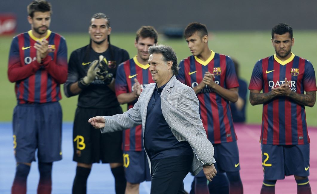Gerardo Martino, quien dirigió al Barcelona, es ahora entrenador de la Selección de México. (Foto Prensa Libre: Hemeroteca PL)