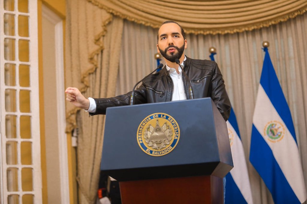 Nayib Bukele, presidente de El Salvador. (Foto Prensa Libre: Presidencia de El Salvador)