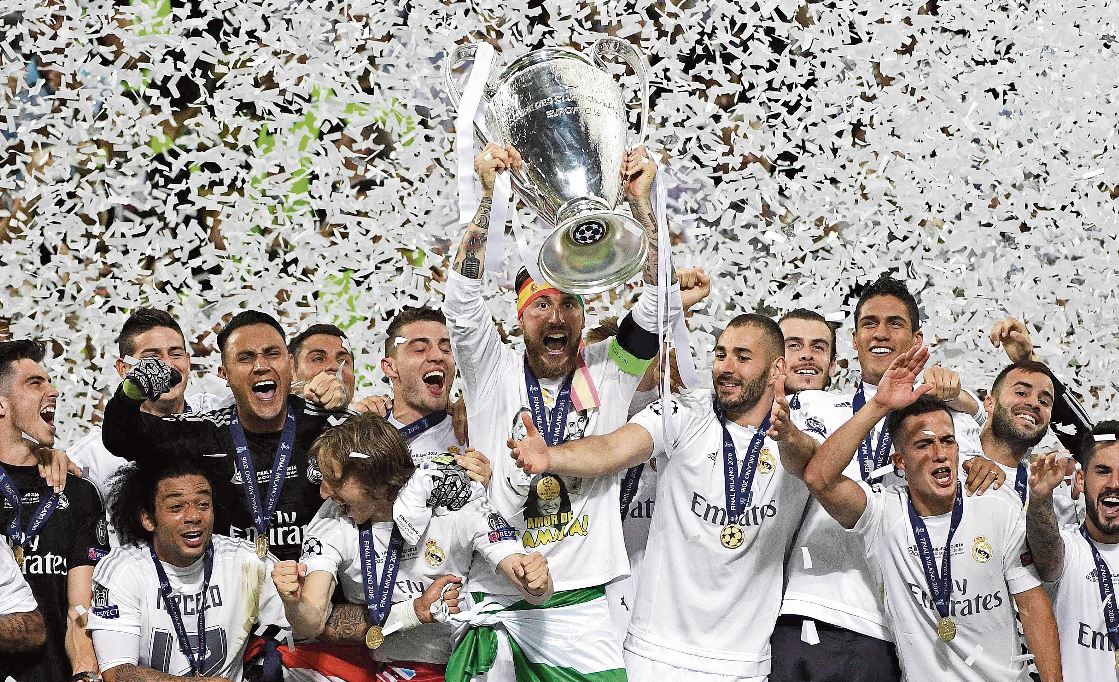 El Real Madrid le ganó la final de la Champions League en 2016 al Atlético. (Foto Prensa Libre: Hemeroteca PL)