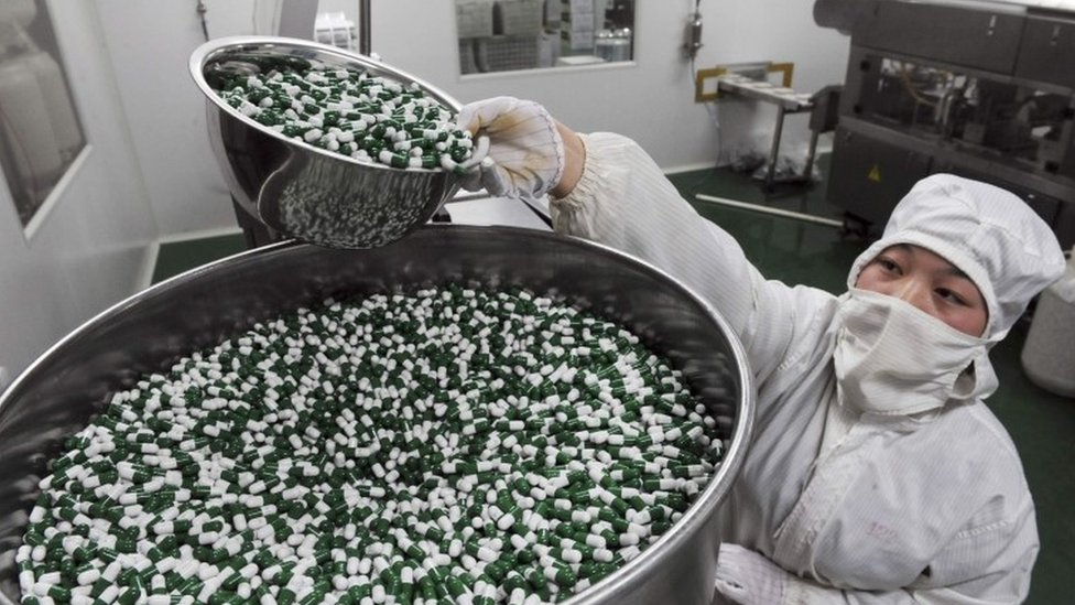 La producción de ingredientes activos farmacéuticos es un área en la que China sobresale a nivel mundial.