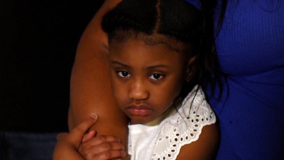 Gianna es la hija de 6 años de George Floyd que murió en custodia policial el pasado 25 de mayo. (Foto Prensa Libre: Reuters)